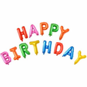 Надпись Happy Birthday, Ассорти