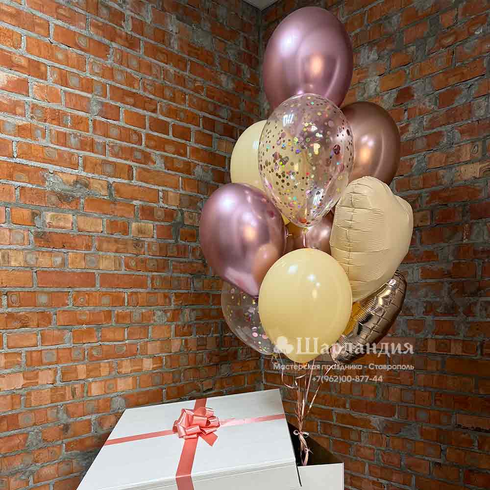 nabor-sharov-0195-2 Коробка-сюрприз с шарами в интернет-магазине Шарландия