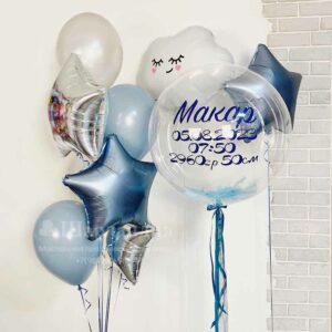 Набор шаров №0350 на выписку из роддома в интернет-магазине Шарландия