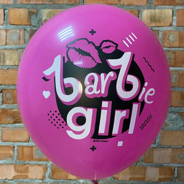 Шар Barbie girl, 30см