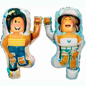 Шар Фигура Блоки Девочки Герои, 74см в интернет-магазине Шарландия