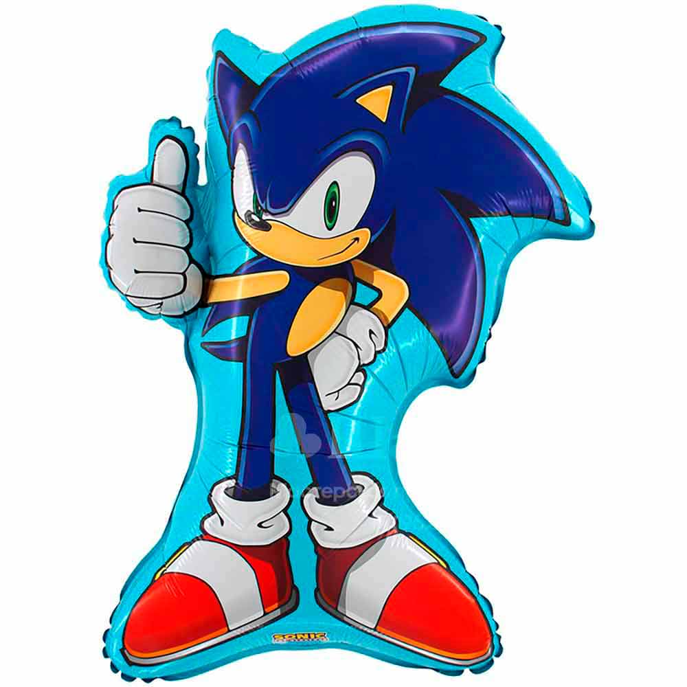 1207-5581 Шар фольгированный Соник производства Grabo (Италия) можно приобрести в Ставрополе в интернет-магазине Шарландия