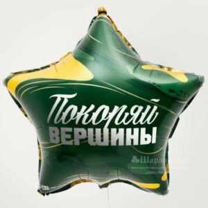 Шар Звезда Покоряй Вершины, 44см в Ставрополе в интернет-магазине Шарландия
