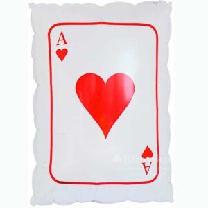 Шар Фигура Покер Карта Туз Червей, 56см в Ставрополе в интернет-магазине Шарландия