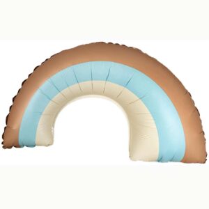 Шар Фигура Радуга Голубой Сатин, 81см в Ставрополе в интернет-магазине Шарландия