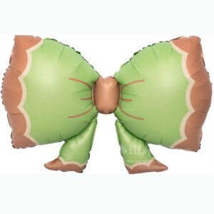 Фольгированный шар Бант мятный в Ставрополе в интернет-магазине Шарландия