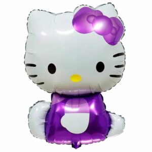 Шар Фигура Котенок Китти Сиреневый, 49см в Ставрополе в интернет-магазине Шарландия