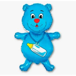 Шар Фигура Медвежонок Мальчик, 81см в Ставрополе в интернет-магазине Шарландия