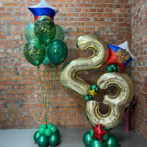 Шары на 23 Февраля в Ставрополе в интернет-магазине Шарландия