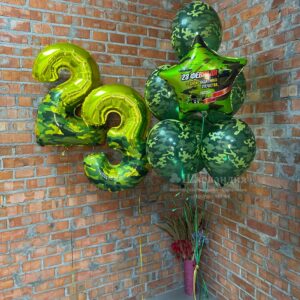 Шары на 23 Февраля в Ставрополе в интернет-магазине Шарландия