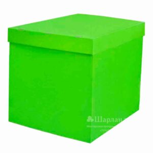 ХL-Коробка-сюрприз для шаров 70см , Салатовый в интернет-магазине Шарландия