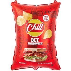 Шар Фигура Чипсы пачка красная 61см